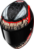 Full-Face Motorcycle Helmet Hjc Rpha 12 P.I.M. Evo (Carbon-Aramid/Fiberglass/Natural Fiber) Mc1Sf Venom 3 Marvel Size 09 L