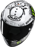 Full-Face Motorcycle Helmet Hjc Rpha 1 V2 Carbon P.I.M. Plus (Carbon/Aramid/Glass Fiber) Mc10Sf Snow Diablo Size 07 S