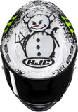 Full-Face Motorcycle Helmet Hjc Rpha 1 V2 Carbon P.I.M. Plus (Carbon/Aramid/Glass Fiber) Mc10Sf Snow Diablo Size 07 S