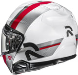 Klapphelm Für Motorrad Hjc Rpha 91 P.I.M. Evo (Carbon-Aramid/Fiberglass/Natural Fiber) Mc1 Fensh Grösse 09 L