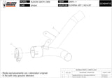 Non-Catalytic Connector Pipe - Mivv Compatible With Suzuki Gsx-R 1000 (2009-2011)