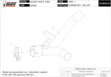 Nicht Katalysiertes Verbindungsrohr - Mivv Kompatibel Mit Suzuki Gsx-R 1000 (2009-2011)