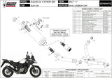 Katalysiertes Auspuffendstück Mit Geräuschzulassung Oval Carbon Carbon - Mivv Kompatibel Mit Suzuki Dl 650 V-Strom (2017-2024)