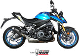 Exhaust Tip With Noise Certification Gppro Carbon - Mivv Compatible With Suzuki Gsx-S 1000 (2021-2024)