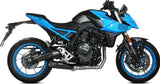 Komplette Auspuffanlage Ohne Katalysator Und Ohne Geräuschzulassung X-M5 Stahl Schwarz Carbon - Mivv Kompatibel Mit Suzuki Gsx 8S (2022-2024)