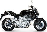 Auspuffendstück Mit Geräuschzulassung Oval Carbon - Termignoni Kompatibel Mit Suzuki Gladius (2009-2019)