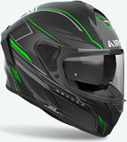 Integralhelm Für Motorrad Airoh Spark 2 - Sp2Sh33 Thermoplastic Hrt Mattgrün Shadow Grösse Xxl