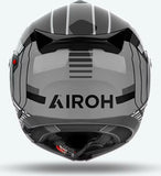 Klapphelm Für Motorrad Airoh Specktre - Specg16 Thermoplastic Hrt Glanzgrau Groove Grösse Xl