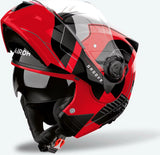 Klapphelm Für Motorrad Airoh Specktre - Specg55 Thermoplastic Hrt Glanzrot Groove Grösse Xl