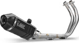 Komplette Auspuffanlage Ohne Katalysator Und Mit Geräuschzulassung Speed Edge Stahl Schwarz Carbon - Mivv Kompatibel Mit Yamaha Tracer 700 (2016-2024)