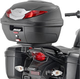 Motorradkoffer Monolock Schwarz Tech 29 Lt Technopolymer - Givi Kompatibel Mit Honda Cb 125 F (2015-2020)