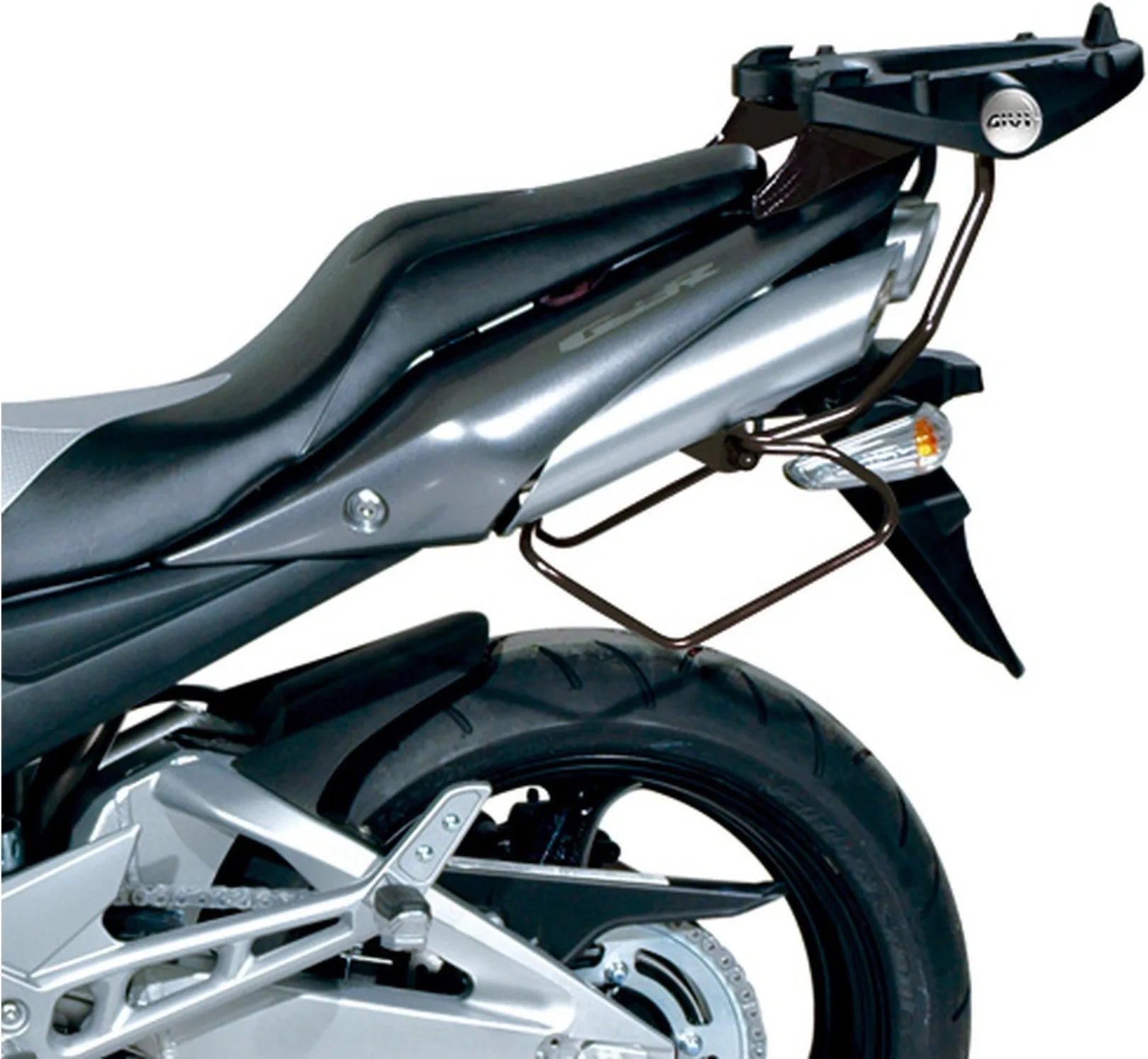 Motorradkoffer Monokey Schwarz Tech 40 Lt Technopolymer - Givi Kompatibel Mit Suzuki Gsr 600 (2006-2011)