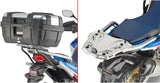 Monolock Blade Black Top Case - 47 Lt Blade Technopolymer - Givi Compatible With Honda Crf 1100 L Africa Twin Adventure Sports (2024)