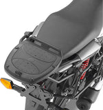 Motorradkoffer Monolock Schwarz Tech 29 Lt Technopolymer - Givi Kompatibel Mit Honda Cb 125 F (2021-2024)