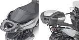 Monokey Trekker Alaska Black Aluminium Top Case - 56 Lt Trekker Alaska Aluminium - Givi Compatible With Honda Forza 350 (2021-2022)