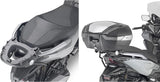 Motorradkoffer Monolock Schwarz Tech 29 Lt Technopolymer - Givi Kompatibel Mit Honda Forza 350 (2021-2022)