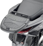 Monolock Black Tech Top Case - 30 Lt Technopolymer - Givi Compatible With Honda Pcx 150 (2010-2013)