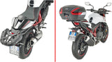 Motorradkoffer Monolock Alpina Aluminium Schwarz 44 Lt Alpina Aluminium - Givi Kompatibel Mit Honda Cb 750 Hornet (2023-2024)