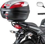 Motorradkoffer Monolock Schwarz 29 Lt Technopolymer - Givi Kompatibel Mit Honda Cbf 125 (2009-2014)