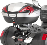 Motorradkoffer Monolock Riviera Triple Black 46 Lt Riviera Technopolymer - Givi Kompatibel Mit Yamaha Mt-09 Tracer (2015-2017)