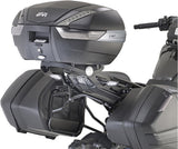 Monokey Trekker Outback Evo Smart Aluminium Top Case - 42 Lt Trekker Outback Evo Smart Aluminium - Givi Compatible With Yamaha Niken 900 (2019-2024)