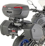 Motorradkoffer Monolock Riviera Schwarz Tech 46 Lt Für Original Gepäckgitter Riviera Technopolymer - Givi Kompatibel Mit Yamaha Tracer 7 Gt (2024)