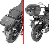 Motorradkoffer Monolock Blade Schwarz 47 Lt Blade Technopolymer - Givi Kompatibel Mit Yamaha Mt-125 (2020-2024)