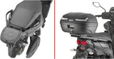 Monolock Vision Black Top Case - 34 Lt Vision Technopolymer - Givi Compatible With Yamaha Cygnus Rayzr 125 (2024)