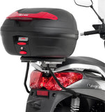 Monolock Vision Black Tech Top Case - 34 Lt Vision Technopolymer - Givi Compatible With Sym Citycom 300 (2008-2019)