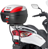 Monolock Blade Black Tech Top Case - 37 Lt Blade Technopolymer - Givi Compatible With Sym Joyride 125 - 200 S (2009-2022)