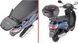 Monolock Alpina Black Aluminium Top Case - 44 Lt Alpina Aluminium - Givi Compatible With Suzuki Address 125 (2023-2024)