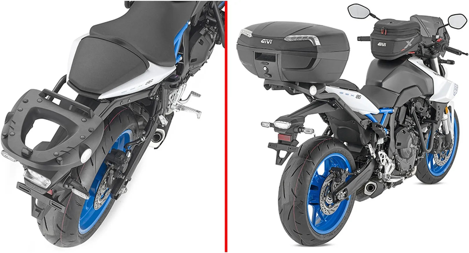 Motorradkoffer Monolock Schwarz Tech 29 Lt Technopolymer - Givi Kompatibel Mit Suzuki Gsx 8S (2023-2024)