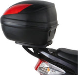 Monolock Vision Black Tech Top Case - 34 Lt Vision Technopolymer - Givi Compatible With Yamaha Cignus X 125 (2004-2006)