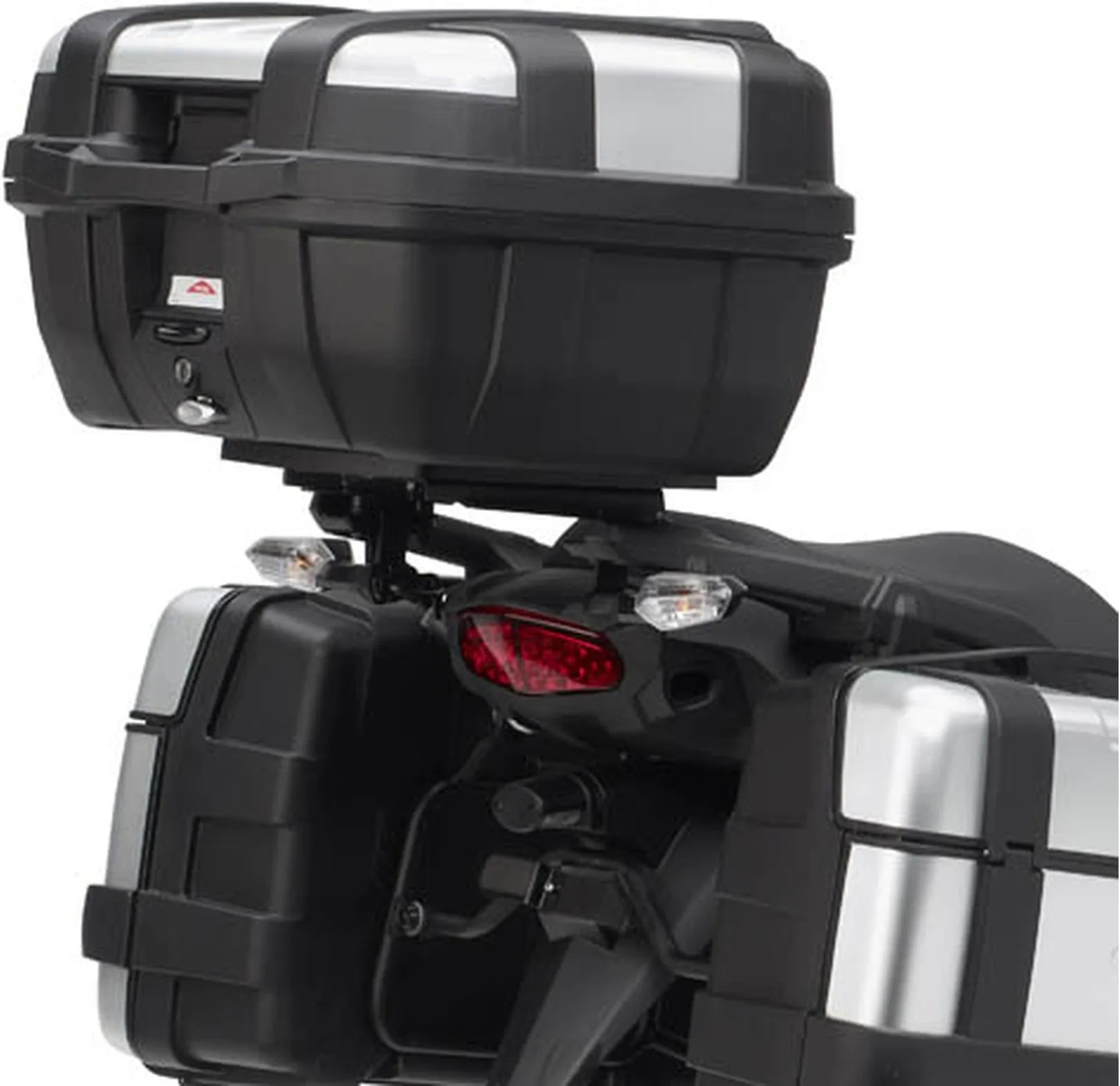 Motorradkoffer Monokey Trekker Alaska Aluminium 44 Lt Trekker Alaska Aluminium - Givi Kompatibel Mit Kawasaki Versys 1000 (2012-2014)
