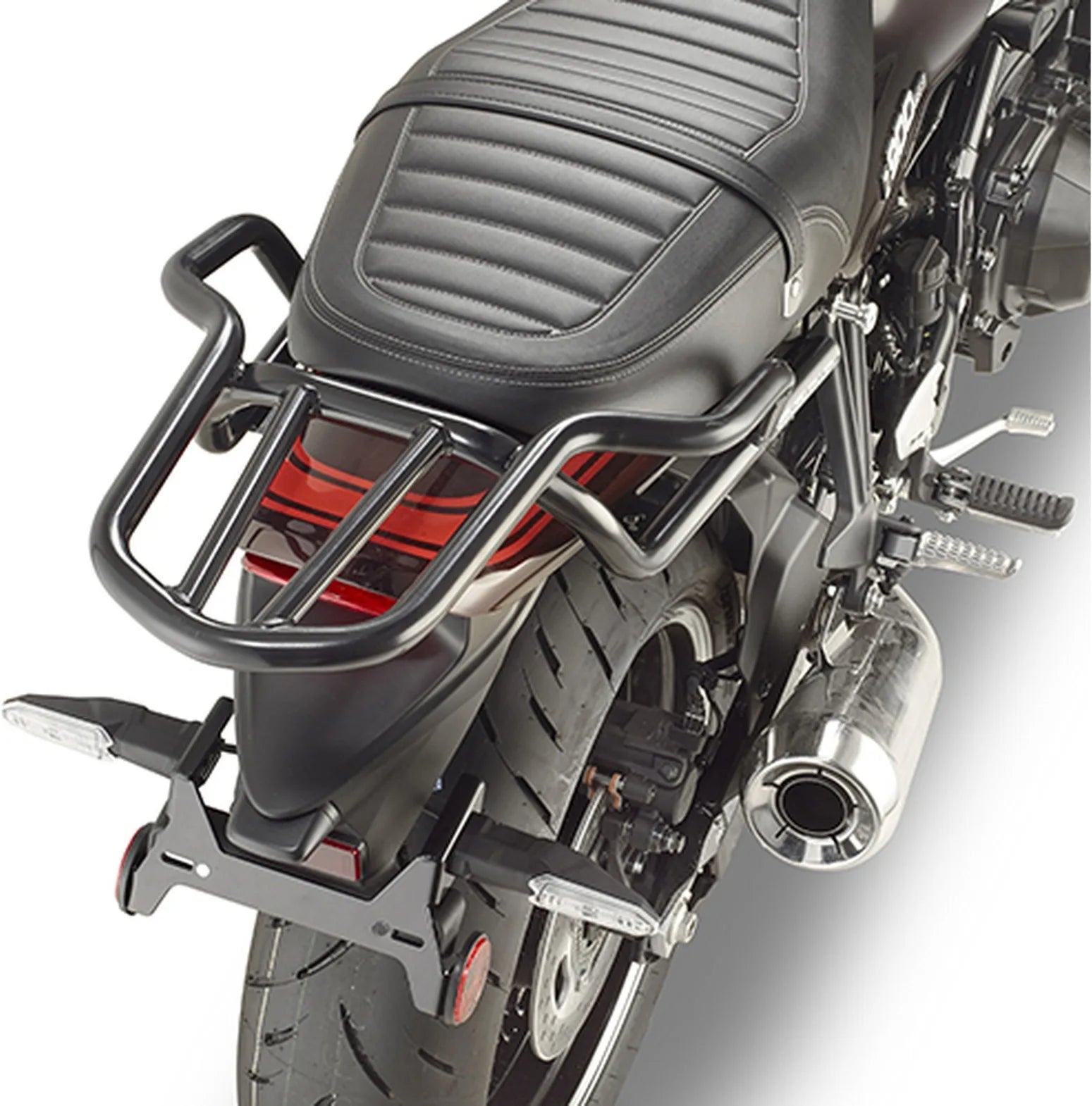 Motorradkoffer Monokey Trekker Alaska Aluminium Schwarz 44 Lt Trekker Alaska Aluminium - Givi Kompatibel Mit Kawasaki Z 900 Rs (2018-2024)