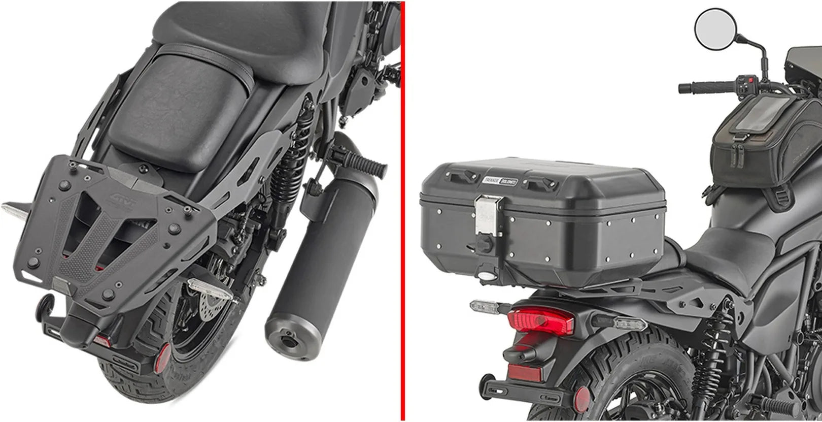 Motorradkoffer Monokey Trekker Alaska Aluminium 56 Lt Trekker Alaska Aluminium - Givi Kompatibel Mit Kawasaki Eliminator 500 (2024)