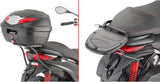 Monolock Black Top Case - 30 Lt C30N Technopolymer - Givi Compatible With Piaggio Mp3 300 Hpe (2019-2024)