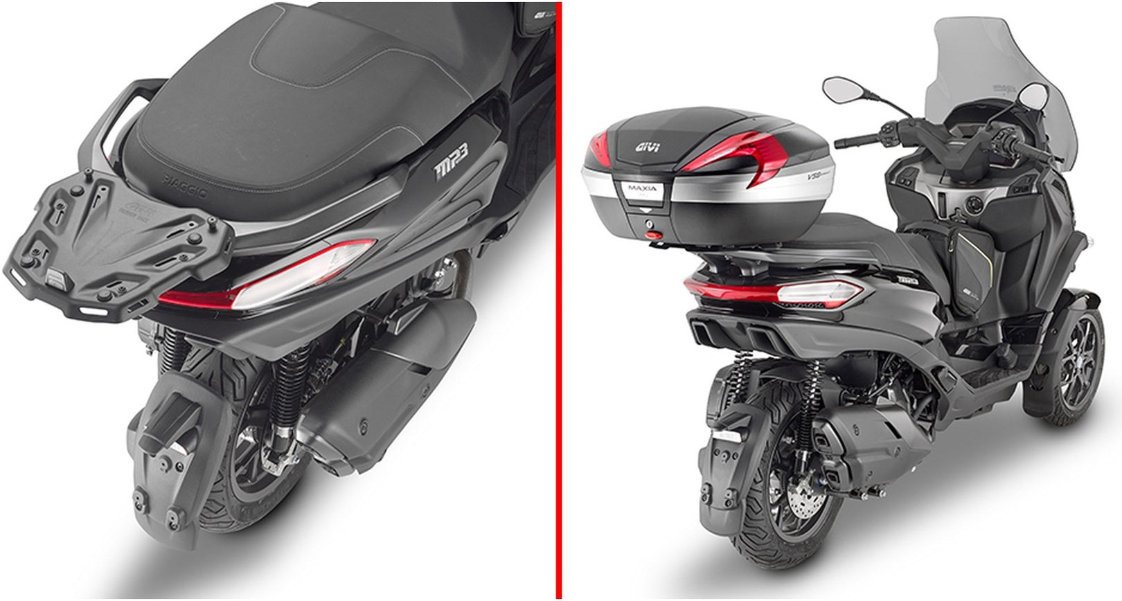 Monokey Trekker Dolomiti Aluminium Top Case - 46 Lt Trekker Dolomiti Aluminium - Givi Compatible With Piaggio Mp3 530 Exclusive Hpe (2022-2024)
