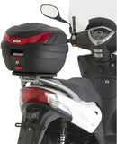 Motorradkoffer Monolock Simply Iv Schwarz Tech 45 Lt Simply Iv Technopolymer - Givi Kompatibel Mit Kymco Agility 50 - 125 - 150 R16+ (2014-2024)