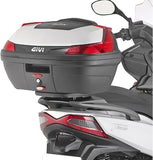 Monokey Trekker Lite Black Top Case - 35 Lt Trekker Lite Technopolymer - Givi Compatible With Kymco Xtown 125 - 300 (2016-2024)