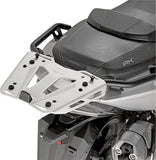 Monokey Trekker Alaska Aluminium Top Case - 56 Lt Trekker Alaska Aluminium - Givi Compatible With Kymco Ak 550 Ets (2017-2024)