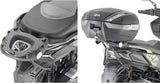 Motorradkoffer Monokey Trekker Aluminium Schwarz 52 Lt Trekker Aluminium - Givi Kompatibel Mit Kymco Dtx 360 125 - 300 - 350 (2021-2024)