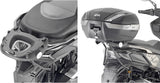 Monokey Trekker Dolomiti Black Aluminium Top Case - 46 Lt Trekker Dolomiti Aluminium - Givi Compatible With Kymco Dtx 360 125 - 300 - 350 (2021-2024)