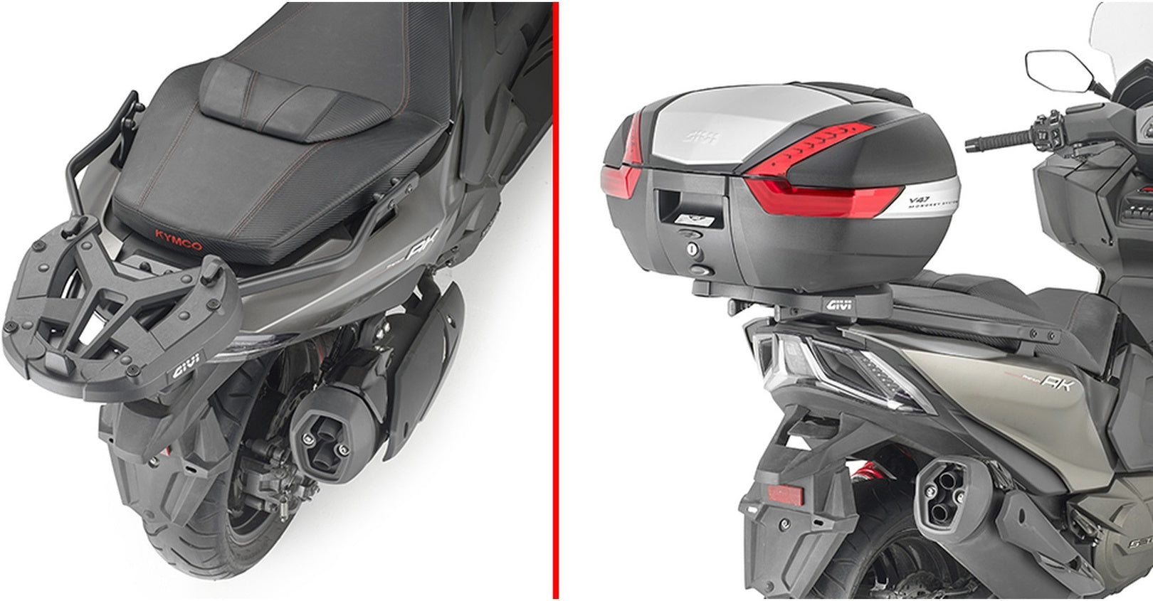 Monokey Trekker Alaska Aluminium Top Case - 56 Lt Trekker Alaska Aluminium - Givi Compatible With Kymco Ak 550 Premium (2023-2024)