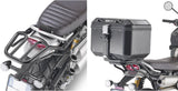 Motorradkoffer Monokey Trekker Alaska Aluminium 56 Lt Trekker Alaska Aluminium - Givi Kompatibel Mit Triumph Scrambler 1200 (2019-2024)