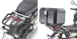 Monokey Trekker Outback Evo Smart Aluminium Top Case - 42 Lt Trekker Outback Evo Smart Aluminium - Givi Compatible With Triumph Scrambler 1200 (2019-2024)