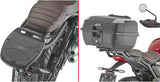Motorradkoffer Monolock Alpina Aluminium Schwarz 44 Lt Alpina Aluminium - Givi Kompatibel Mit Triumph Speed 400 (2024)
