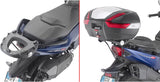 Monokey Arena Black Top Case - 45 Lt Arena Technopolymer - Givi Compatible With Sym Max Sym Tl 500 (2020-2024)