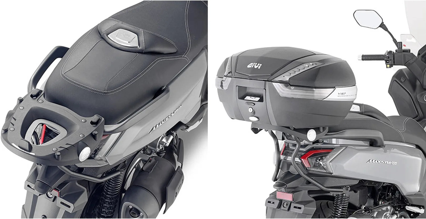 Topcase Träger Für Monokey Koffer - Givi Kompatibel Mit Sym Max Sym 400 (2021-2024)