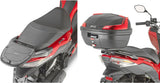 Motorradkoffer Monolock Silber 32 Lt Technopolymer - Givi Kompatibel Mit Sym Jet X 125 (2021-2024)